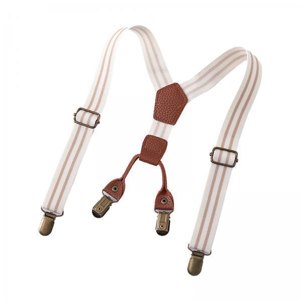 Suspender Clip Formal - Bretelles élastiques pour garçons et filles,