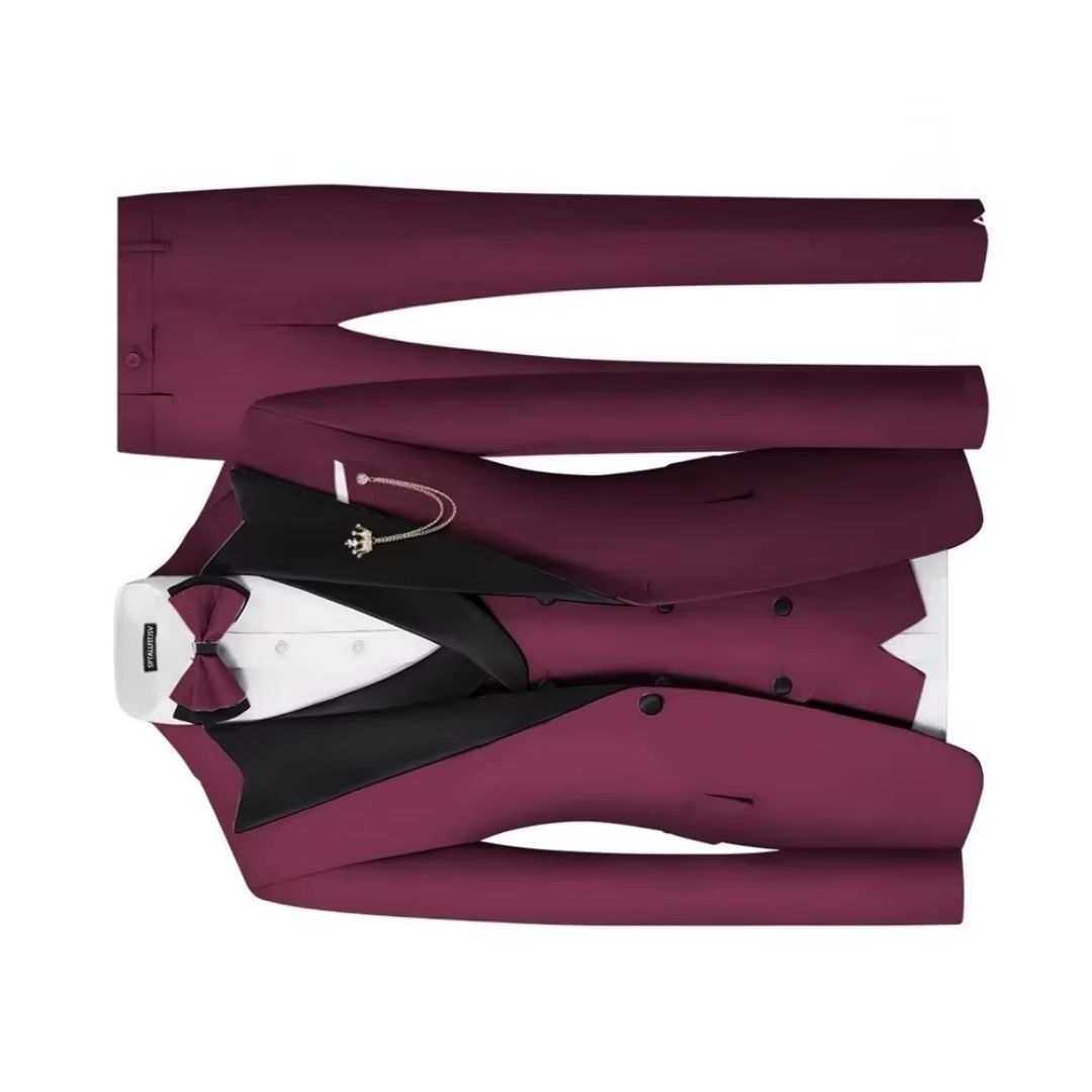 Men'S Formal Wear Not Suit - Costume de smoking 3 pièces ajusté