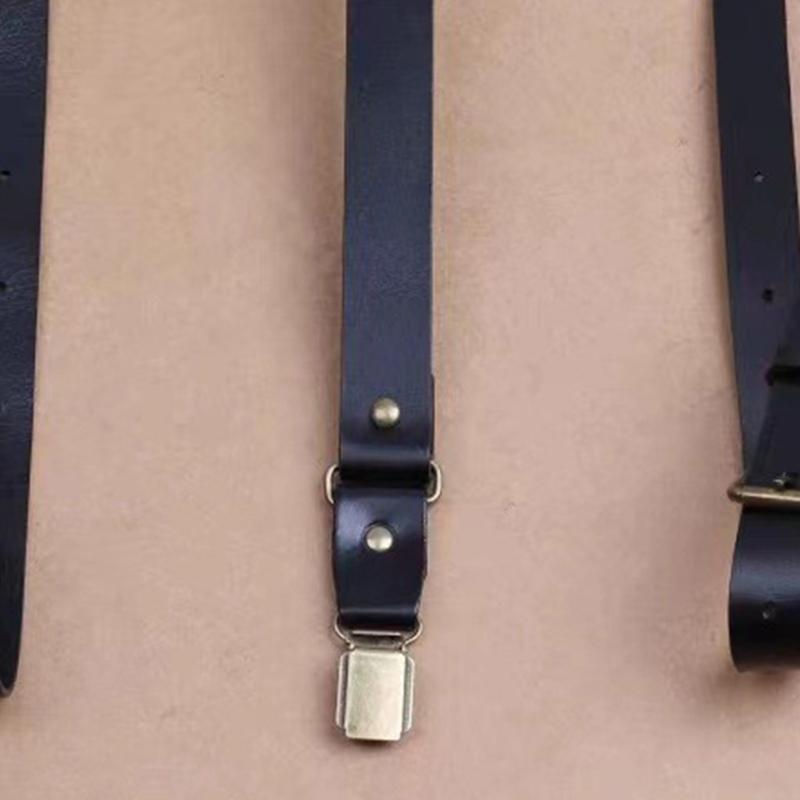 Suspender Clip Formal - Bretelles réglables en PU 39BD, avec