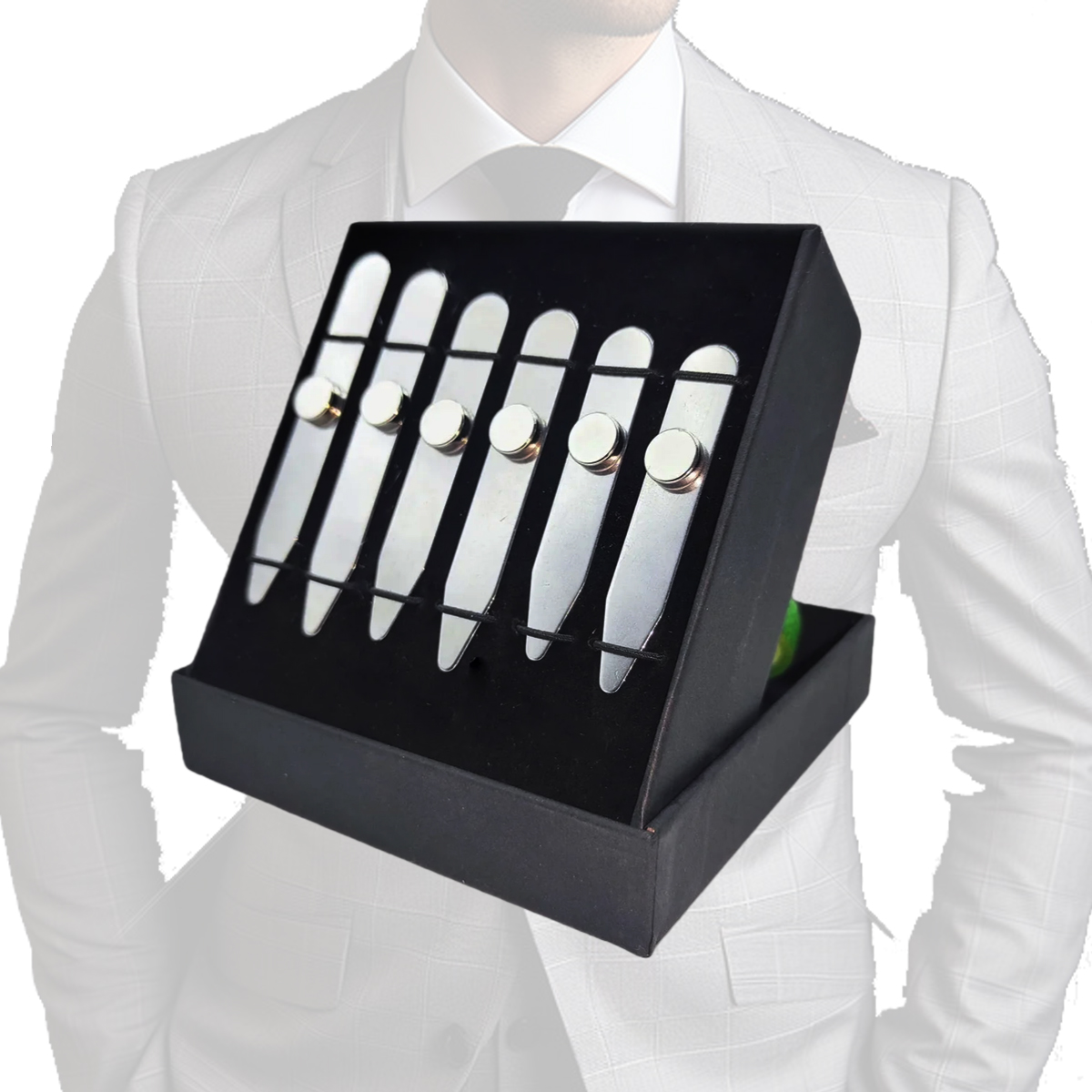 Collar Stay Metal - Renforts de col en acier inoxydable