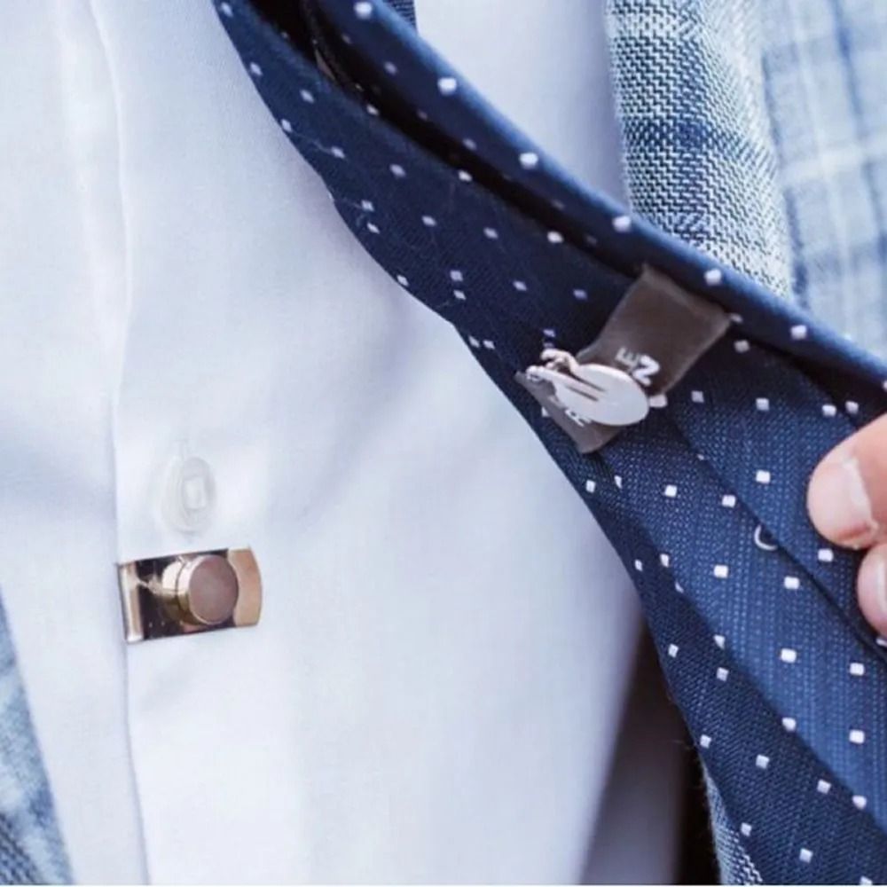 Collar Stay Metal - Nouveau Clips de maintien de cravate
