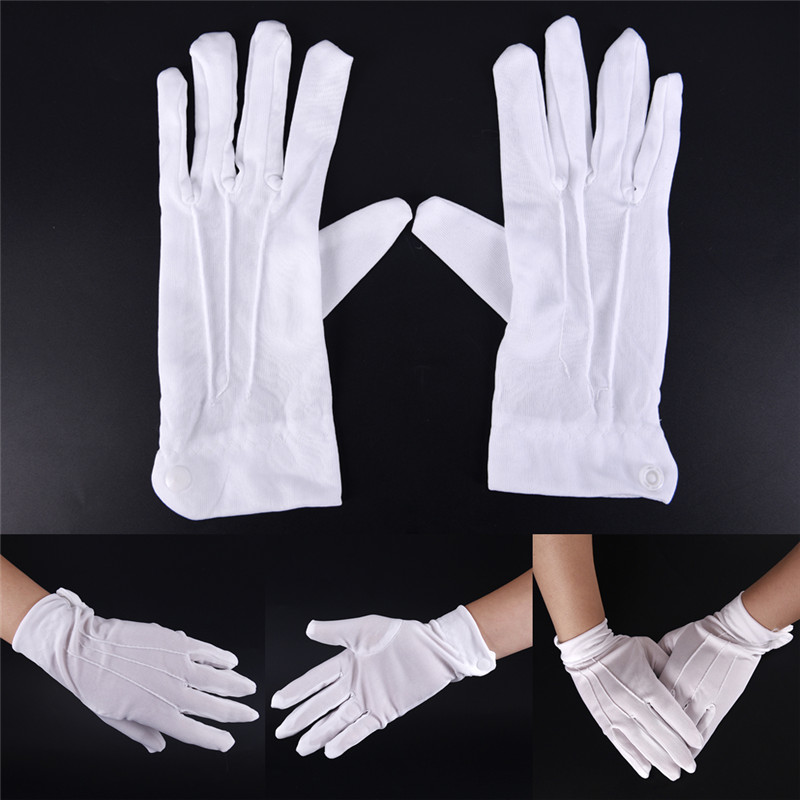 Formal Wear Gloves Men - 1 paire de gants formels blancs