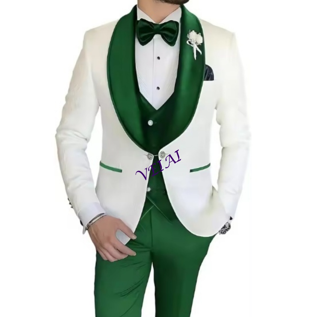 Men Formal Wear Combination - Ensemble de smoking 3 pièces sur