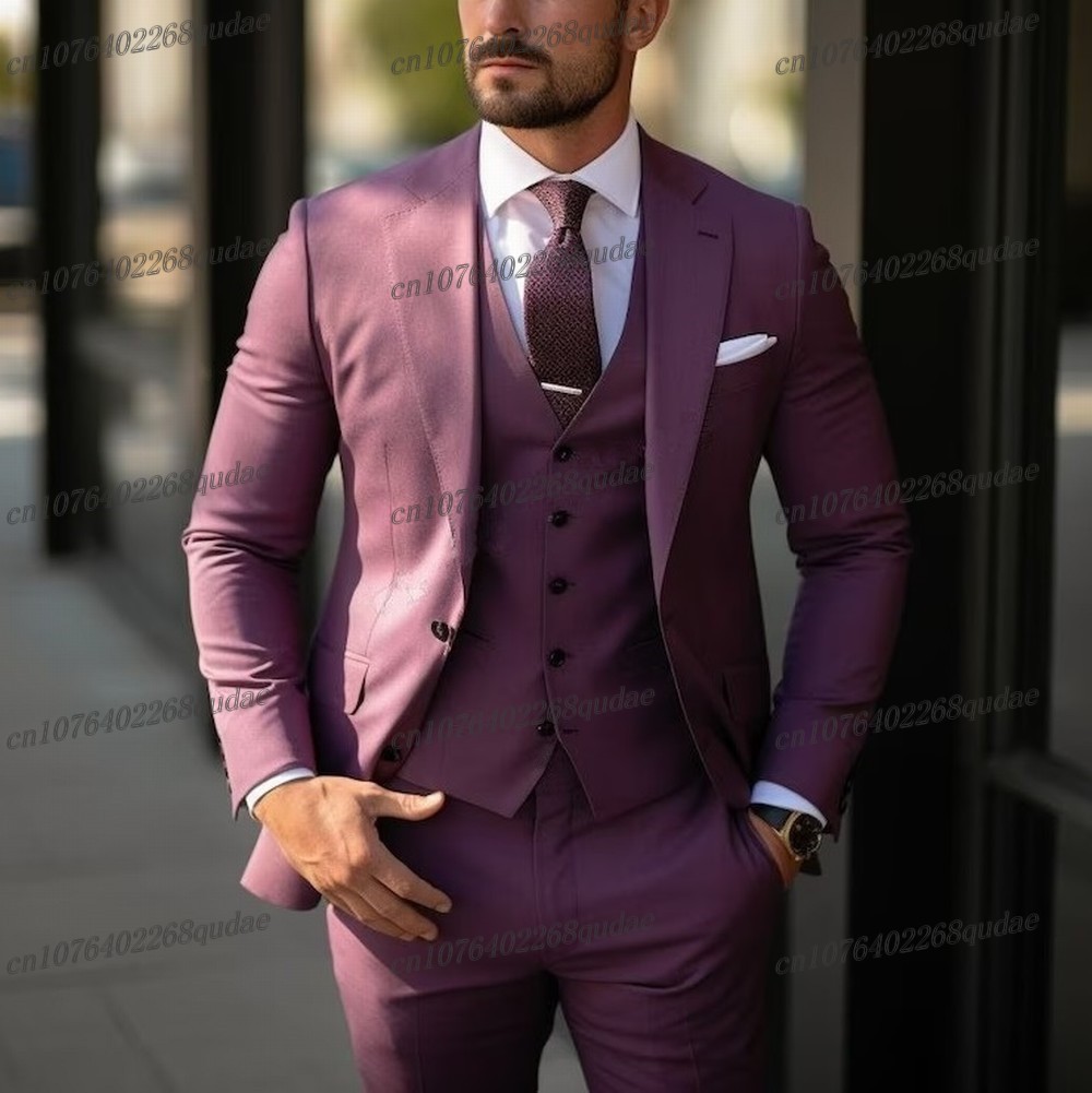Men Formal Wear Purple - Costume de cérémonie pour homme violet,