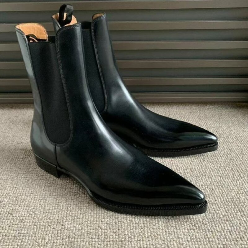 Hommes mode Chelsea bottes noi - Men Formal Wear Brands avis et prix