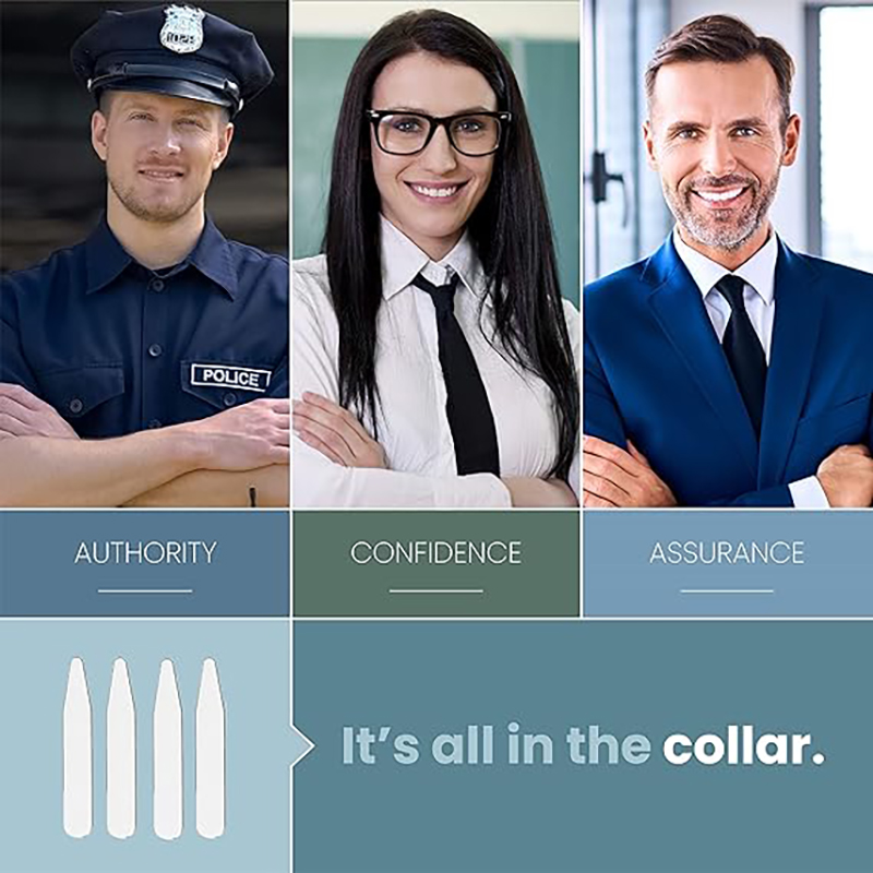 3 paires de raidisseurs de col - Collar Stay Metal avis et prix