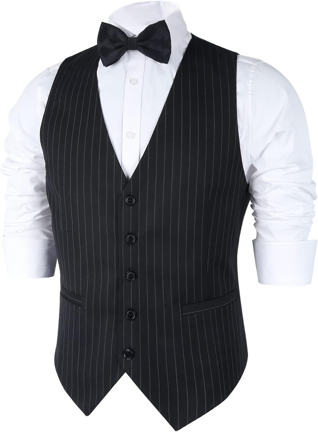 Gilet de costume à rayures pou - Men'S Formal Wear Waistcoat avis et prix