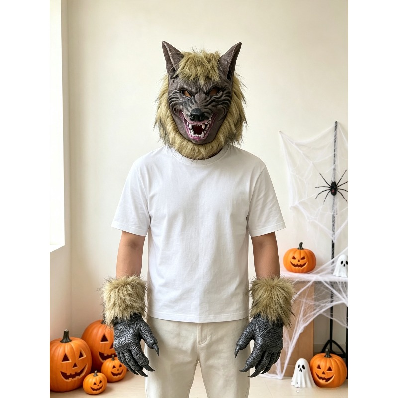 Ensemble masque et gants tête  - Formal Wear Gloves Men avis et prix