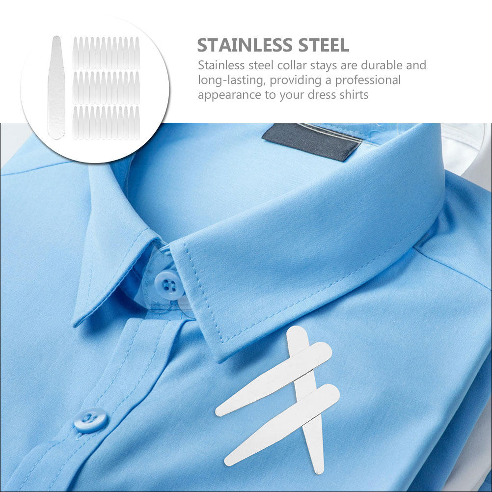 36 pièces de baleines de col e - Collar Stay Metal avis et prix
