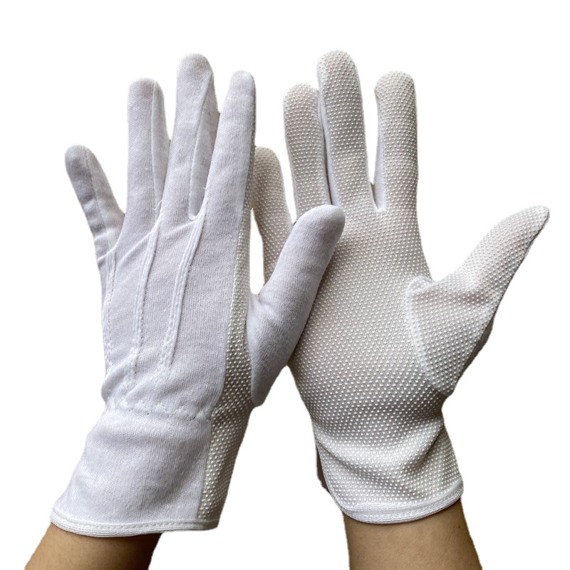 4 pièces gants en coton blanc  - Formal Wear Gloves Men avis et prix