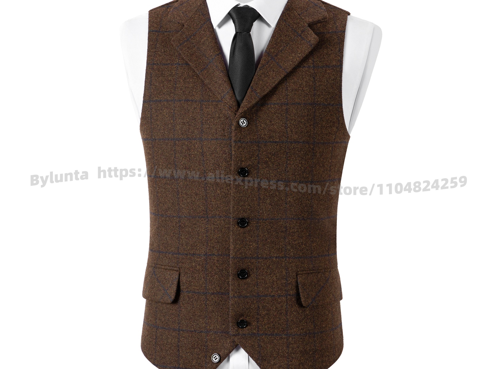 Gilet de costume en tweed à ch - Men'S Formal Wear Waistcoat avis et prix