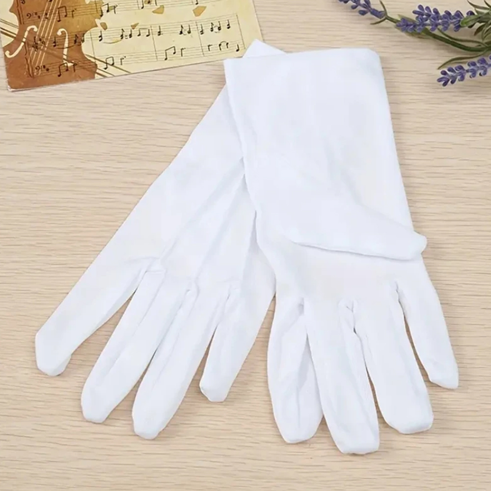 1/2 paires de gants en coton b - Formal Wear Gloves Men avis et prix