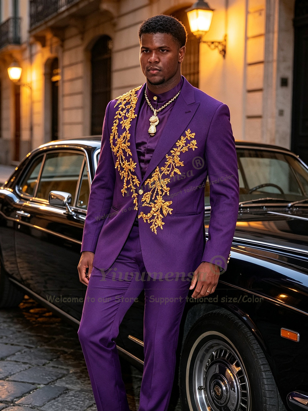 Costume Homme Violet Design Un - Men Formal Wear Purple avis et prix