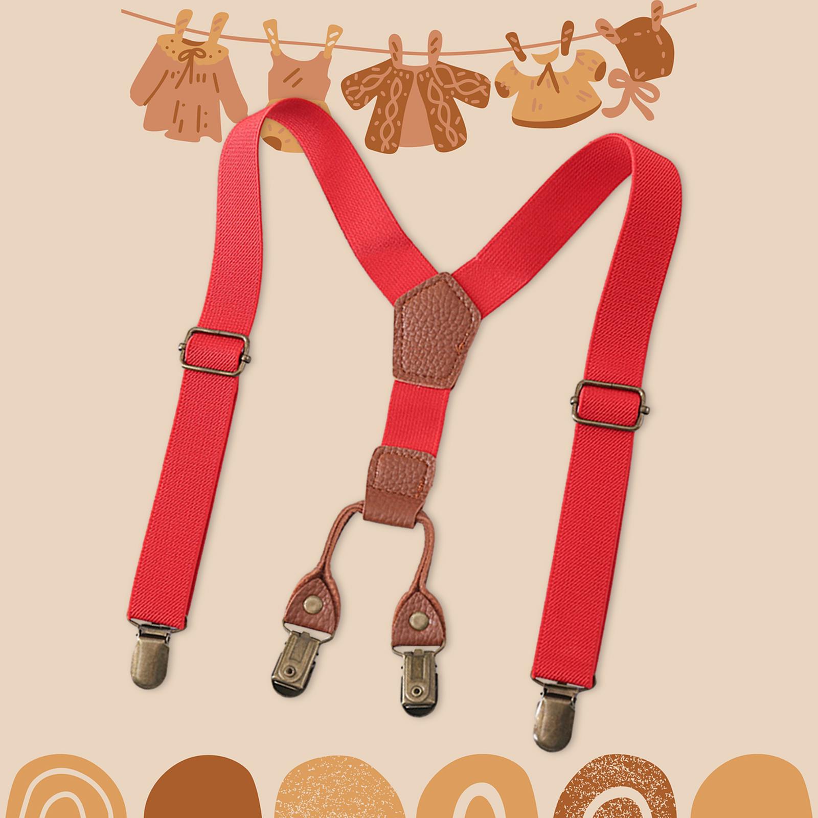 Bretelles pour enfants réglabl - Suspender Clip Formal avis et prix