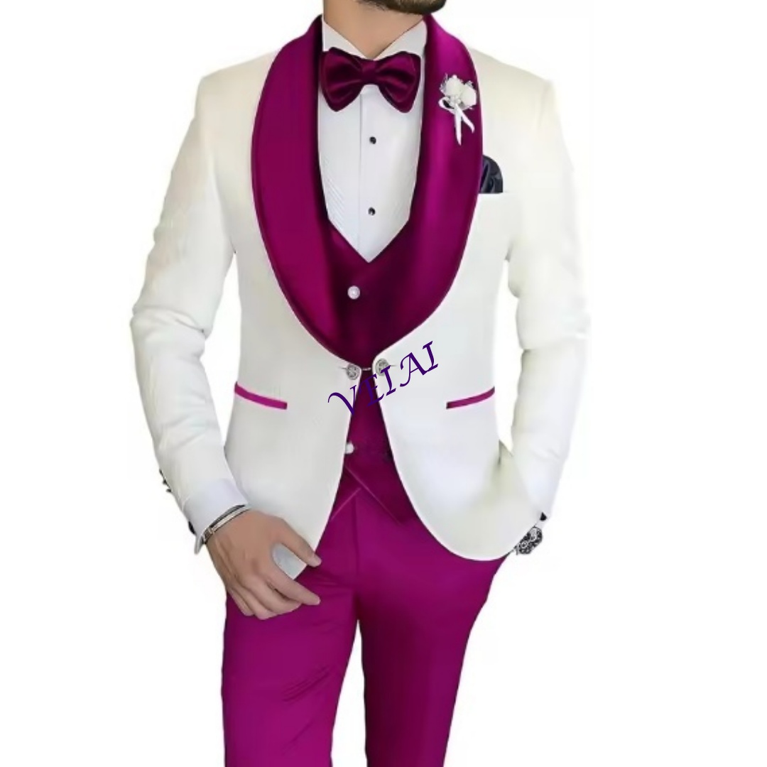Ensemble de smoking 3 pièces s - Men Formal Wear Combination avis et prix