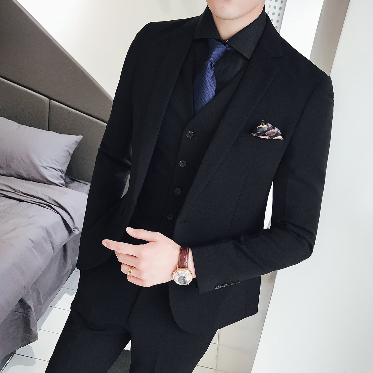 Costume trois pièces pour homm - Men'S Formal Wear Not Suit avis et prix
