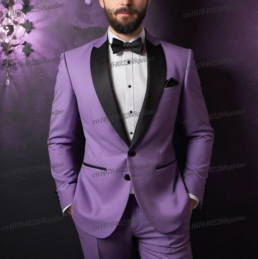 Col noir violet clair formel h - Men Formal Wear Purple avis et prix