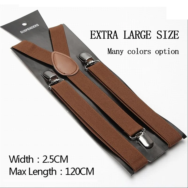 Bretelles unisexes de 2,5 cm,  - Suspender Clip Formal avis et prix