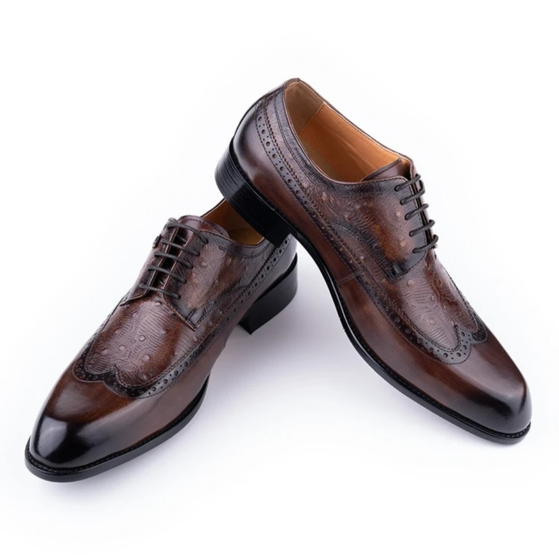 Chaussures habillées en cuir d - Formal Men Daily Wear Footwear avis et prix