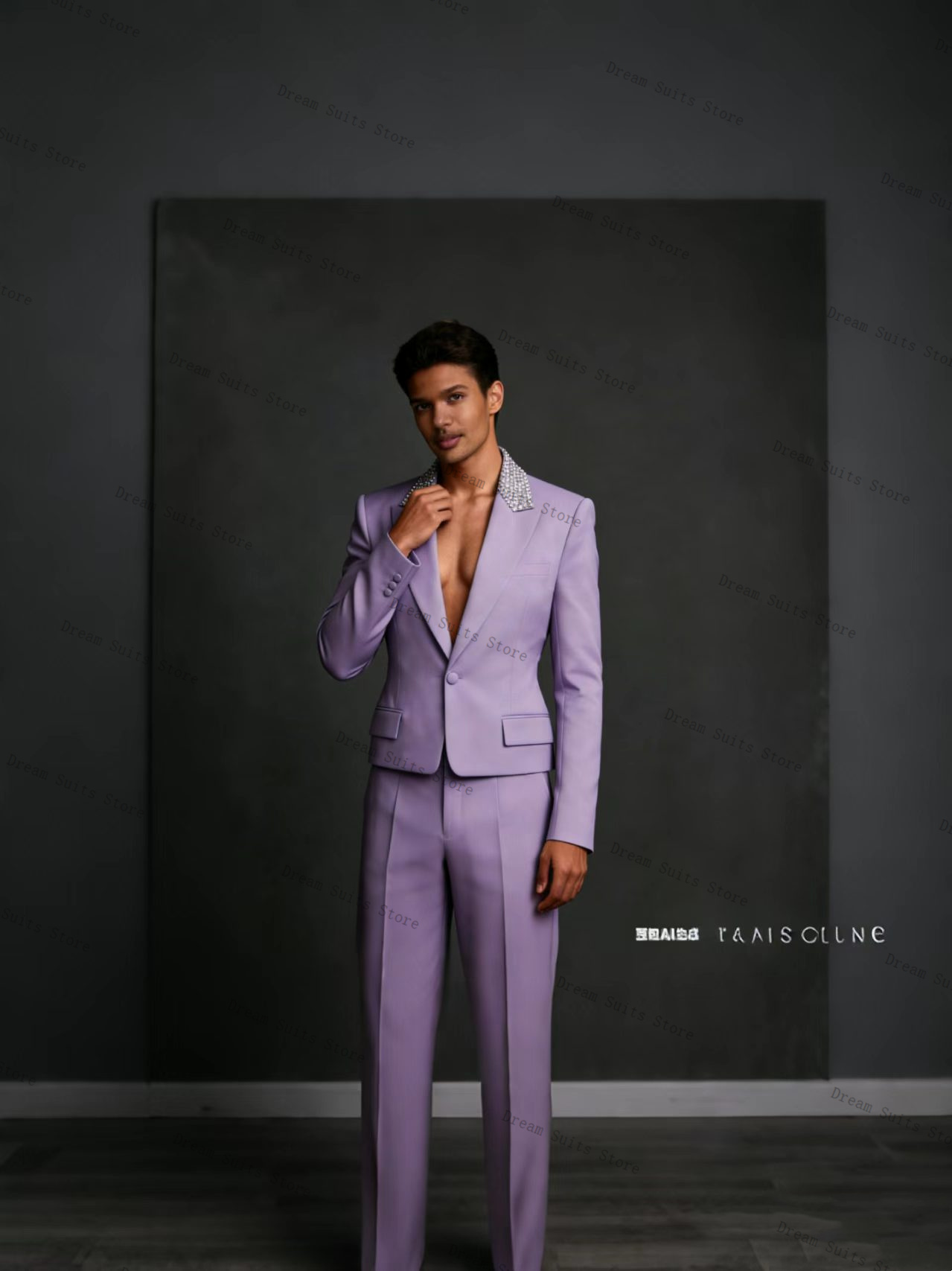 Ensemble de costume pour homme - Men Formal Wear Purple avis et prix