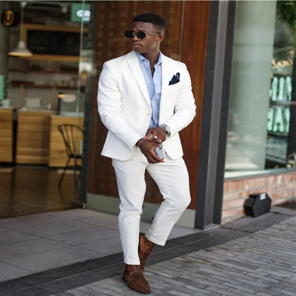 Costume de cérémonie blanc pou - Men'S Formal Wear Not Suit avis et prix