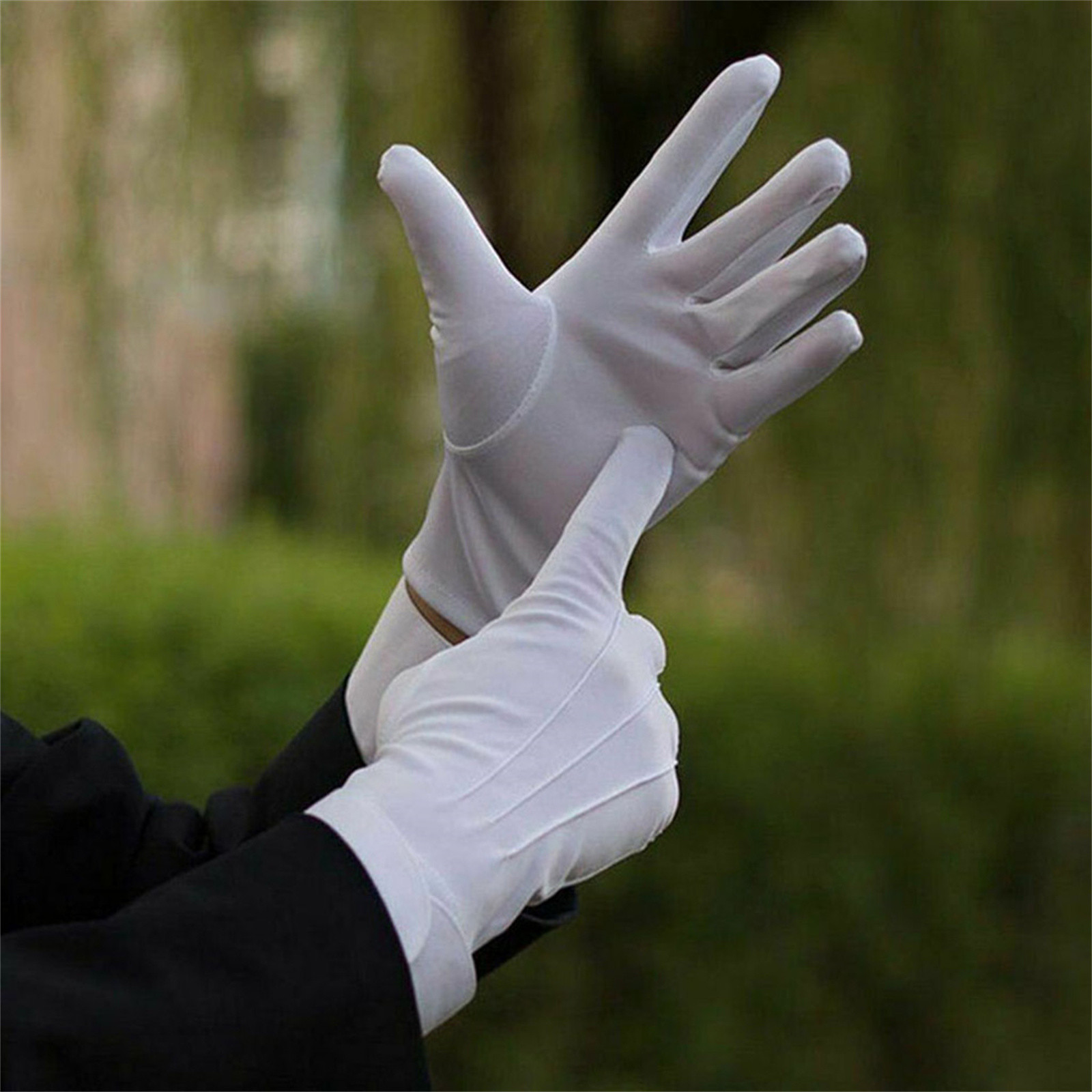 Gants en coton blanc pour homm - Formal Wear Gloves Men avis et prix