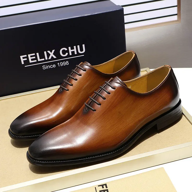 Chaussures Oxford en cuir véri - Men Formal Wear Brands avis et prix
