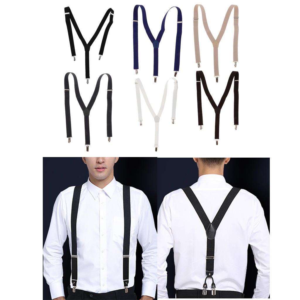 Bretelles pour homme, élastiqu - Suspender Clip Formal avis et prix