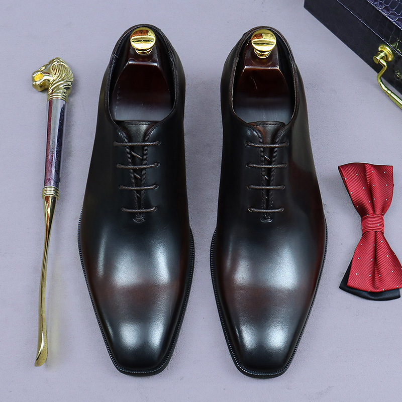 Chaussures Oxford en cuir véri - Men Formal Wear Brands avis et prix