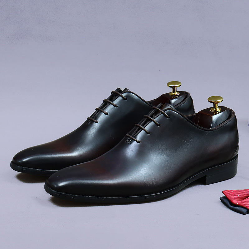 Chaussures Oxford en cuir véri - Men Formal Wear Brands avis et prix
