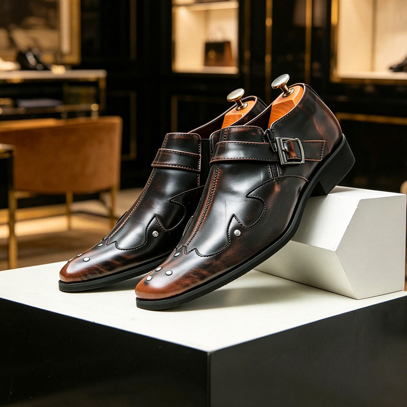 Chaussures habillées décontrac - Men Formal Wear Purple avis et prix