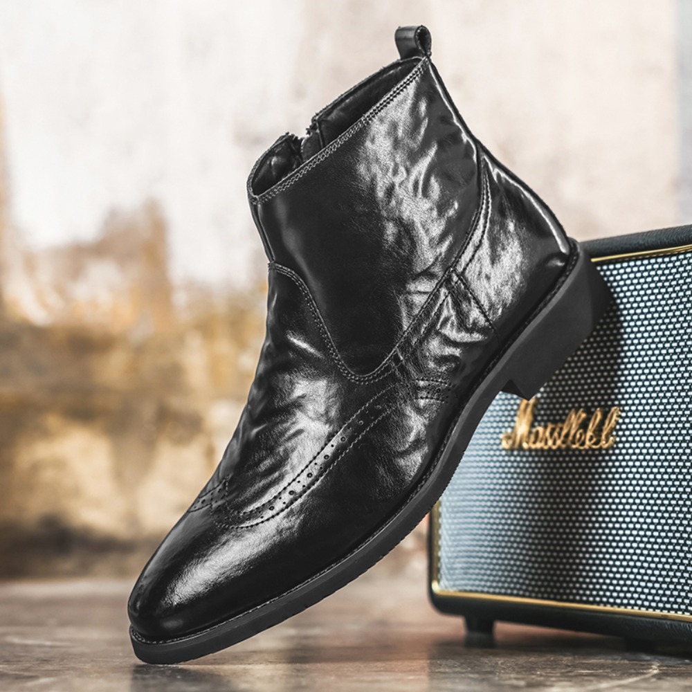 Bottes Chelsea Brogue pour hom - Formal Upper Wear Men avis et prix