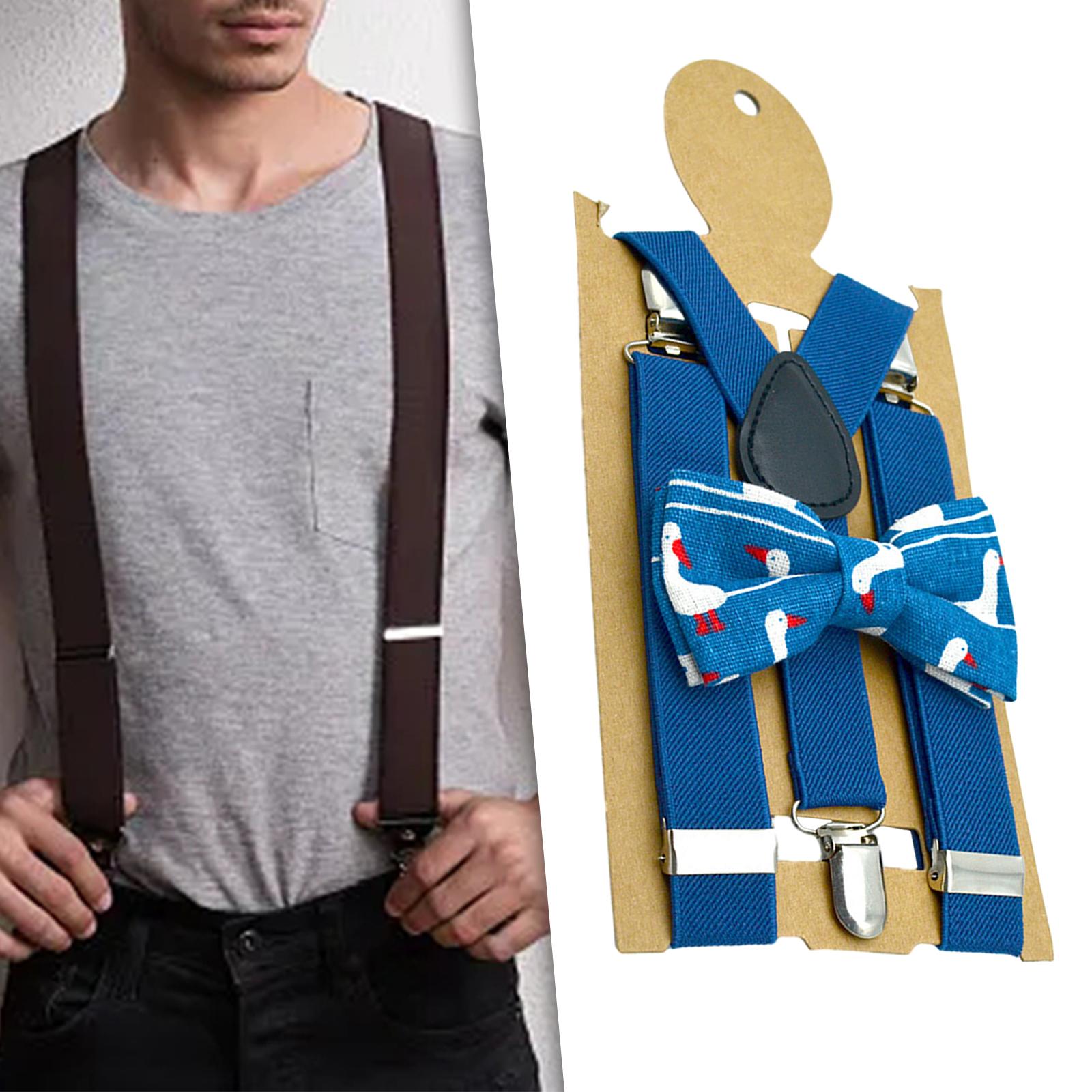 Ensemble Bretelles et Nœud Pap - Suspender Clip Formal avis et prix
